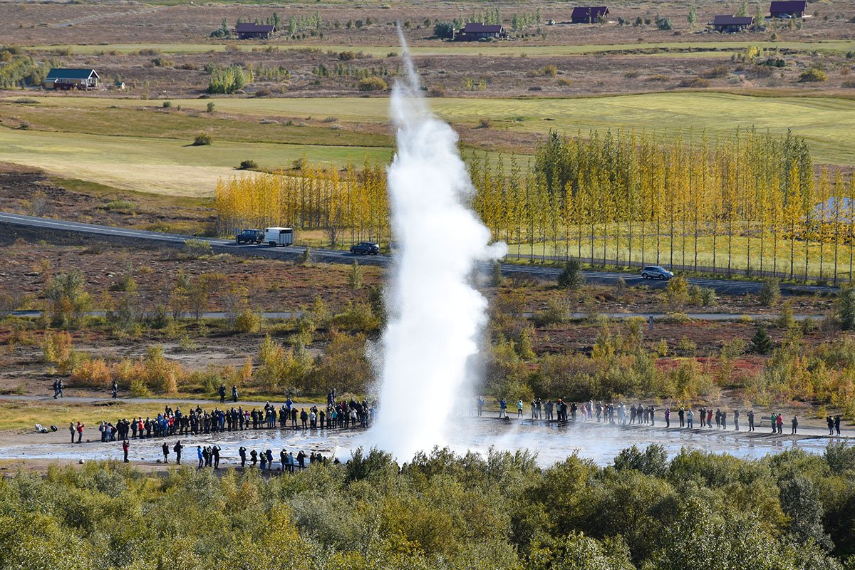 De Geysir geiser in IJsland