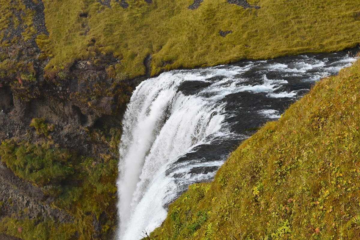 Skogafoss waterval in IJsland