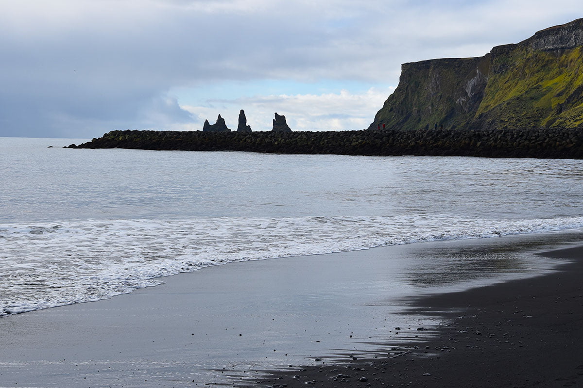 Vik Black Sand Beach in IJsland