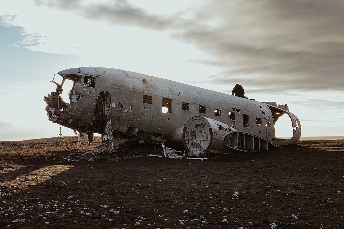 Sólheimasandur DC-3 vliegtuigwrak