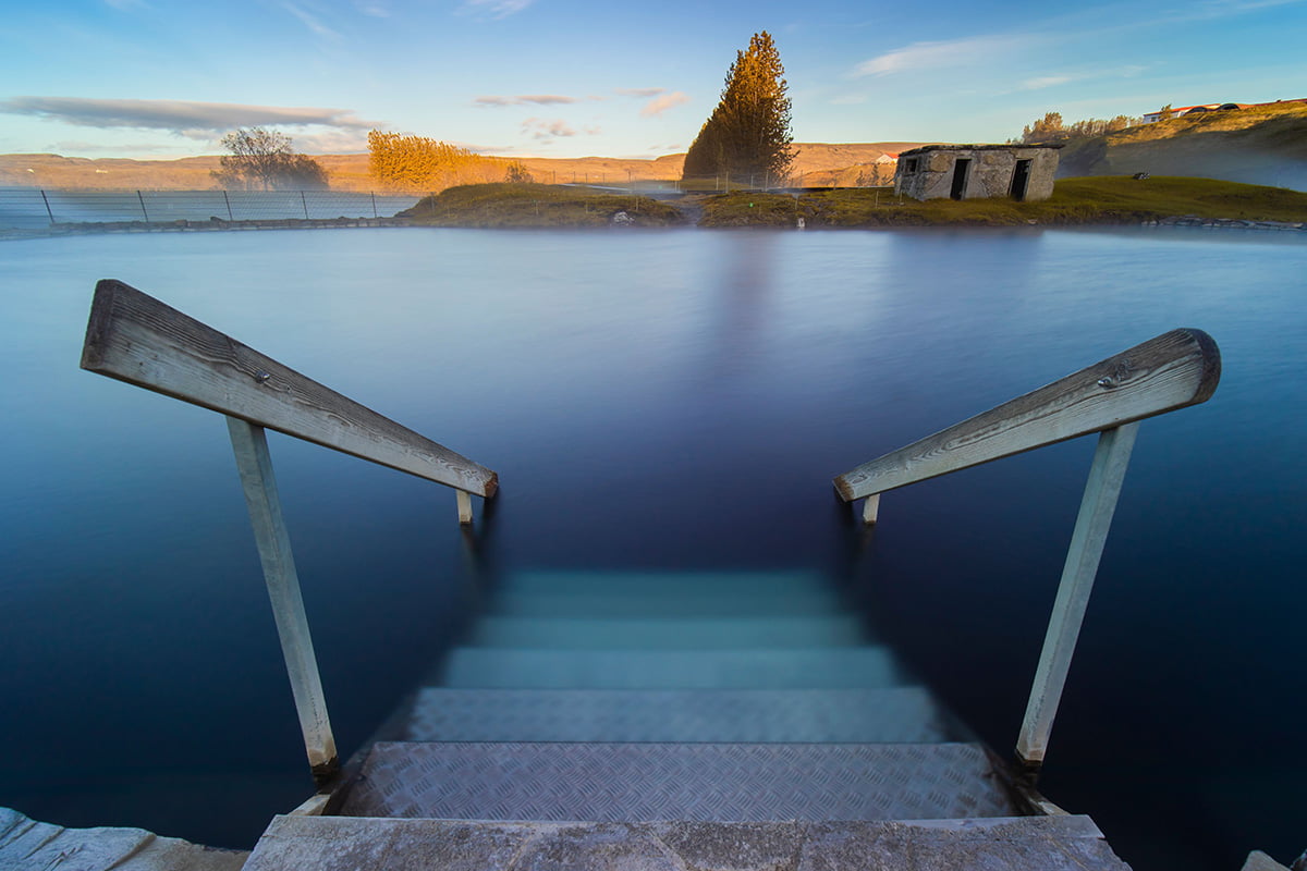 De Secret Lagoon in IJsland