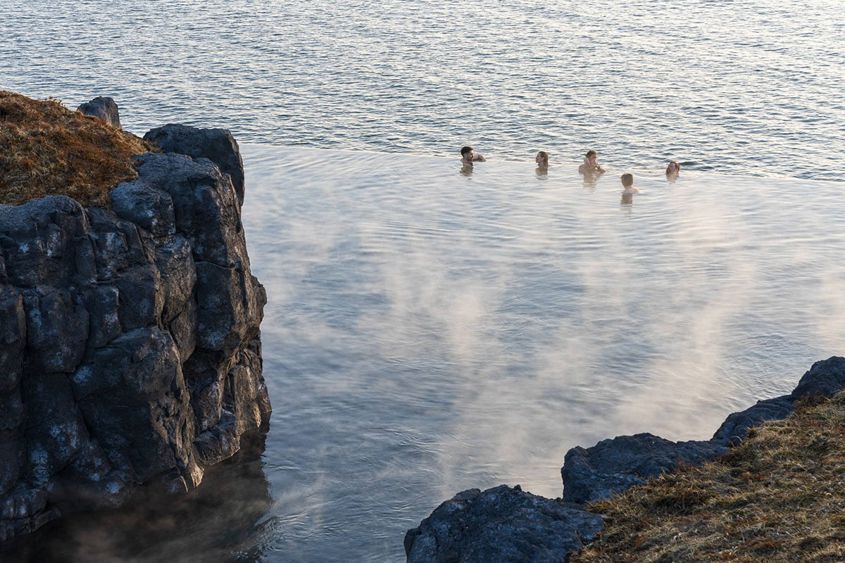 De Sky Lagoon in Reykjavik