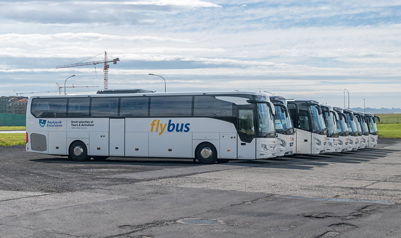 Luchthaven transfer vanaf vliegveld IJsland naar Reykjavik