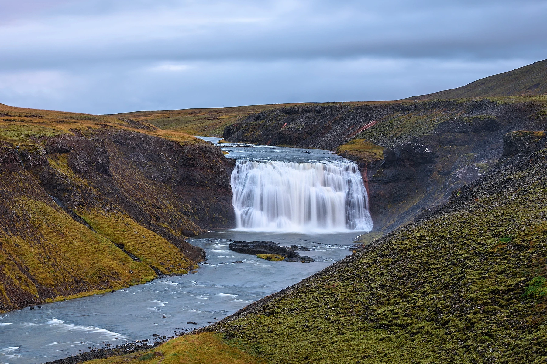 Þórufoss waterval in IJsland