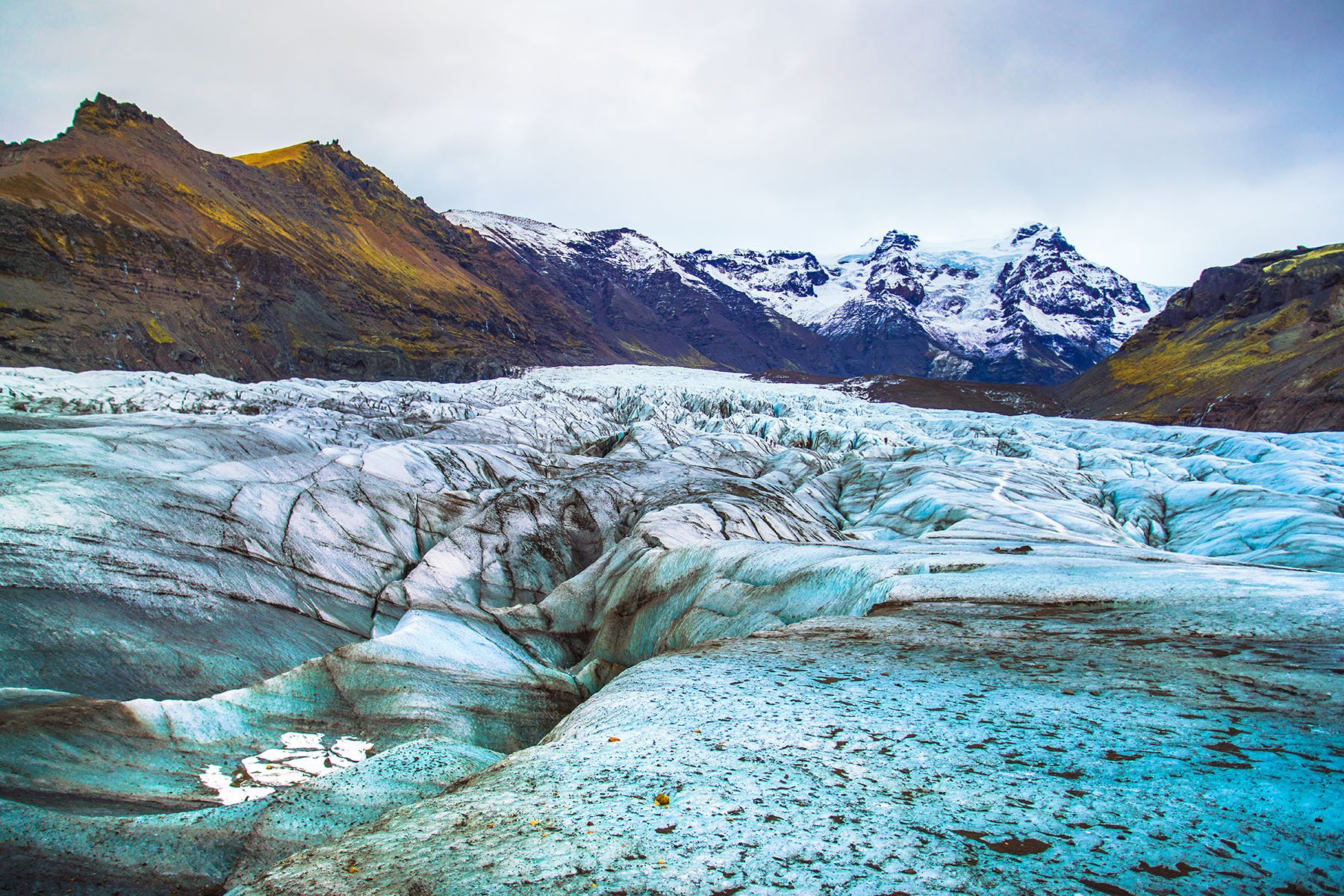 Vatnajokull Nationaal Park in IJsland