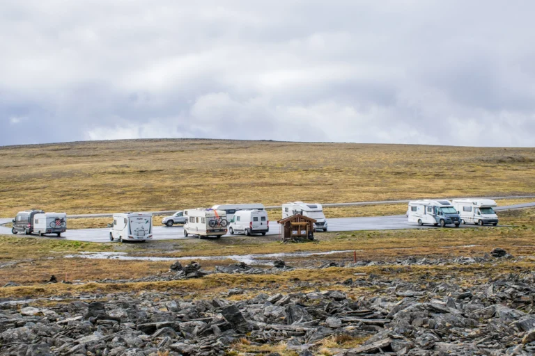Camper in IJsland