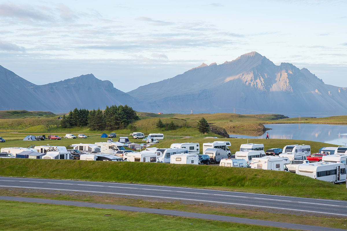 Camping in IJsland