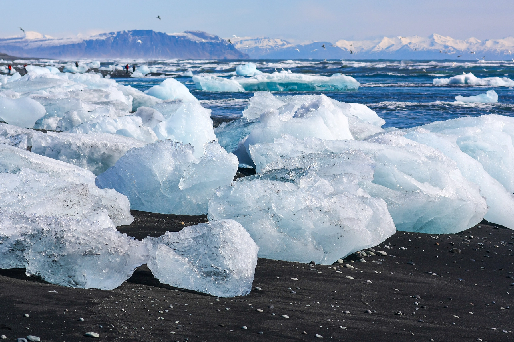 Diamond beach in IJsland