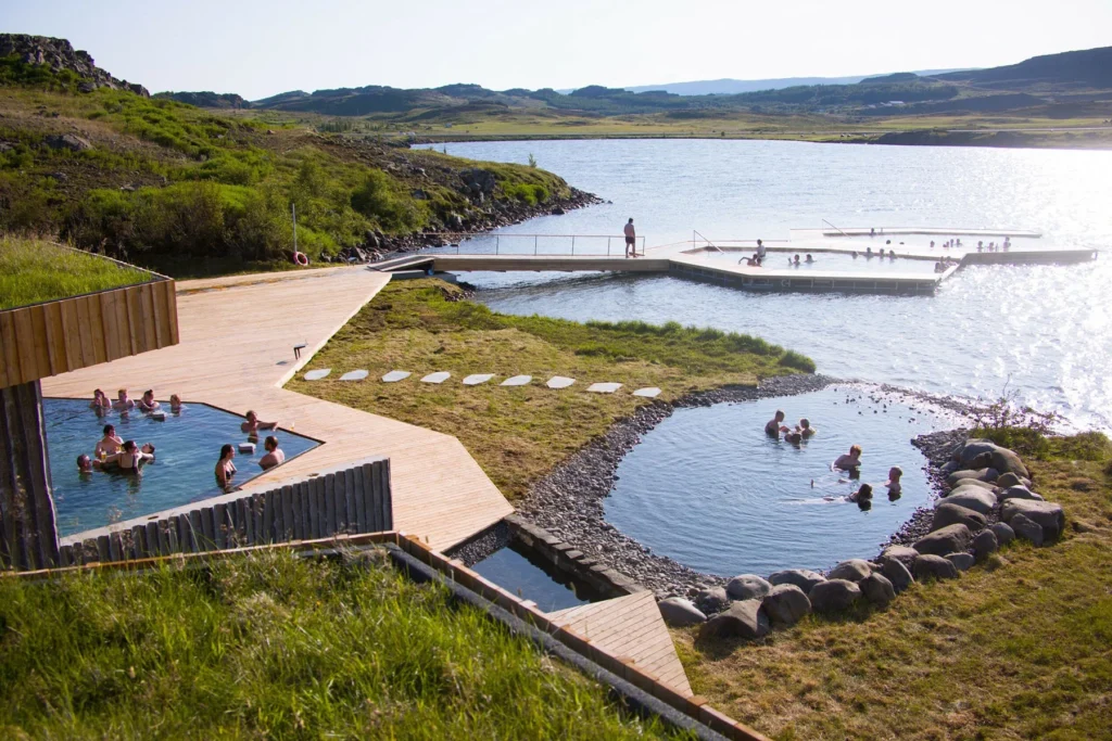 Vök Baths in IJsland