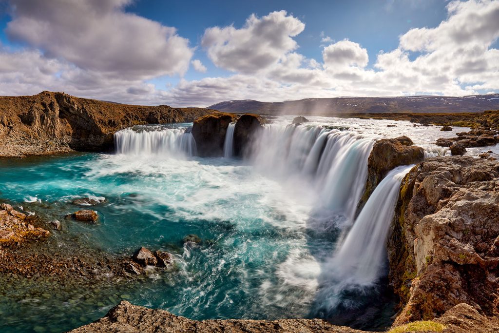 De Godafoss waterval in Noord-IJsland