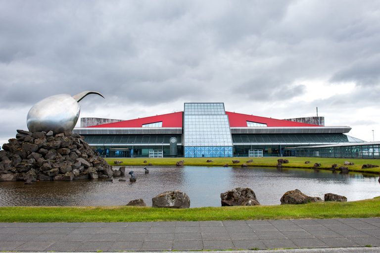 Keflavik International Airport in IJsland
