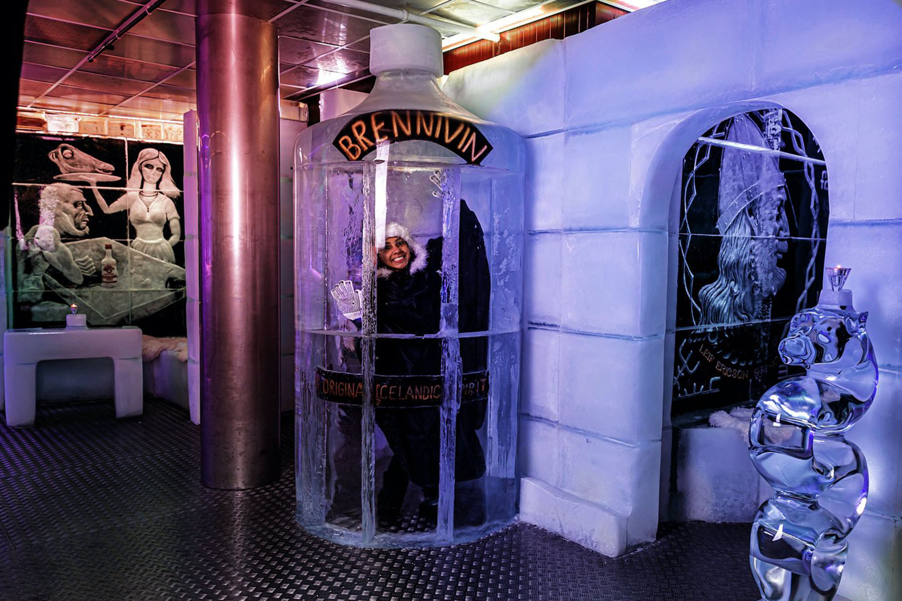 De Magic Ice Bar in Reykjavik bezoeken