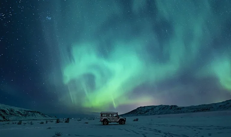 Noorderlicht spotten in IJsland