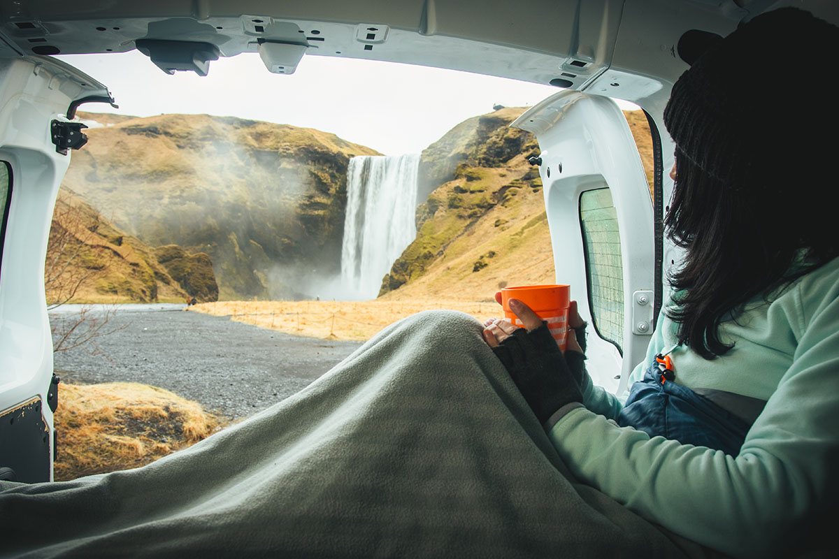 Overnachten in een camper in IJsland