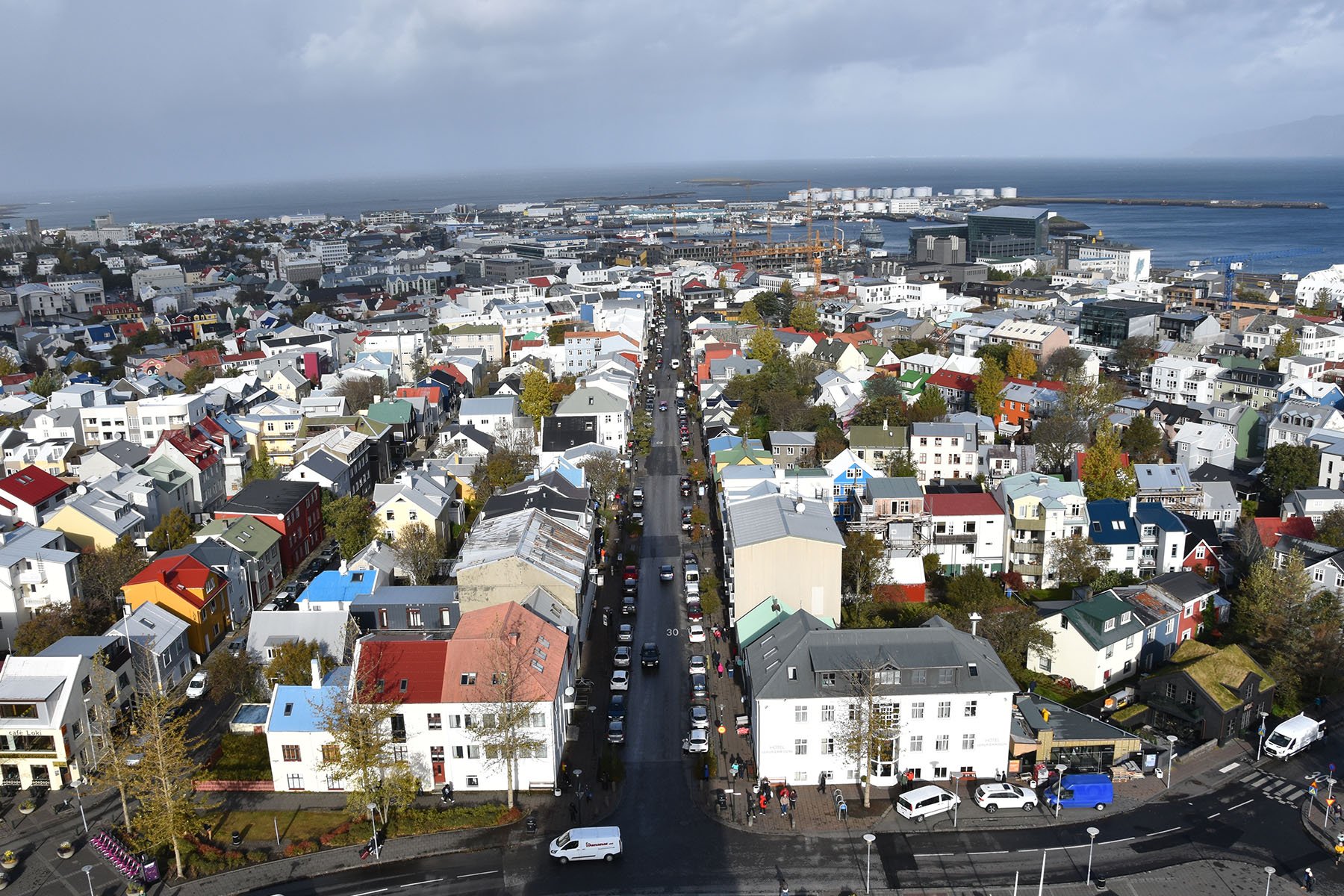 Reykjavik, de hoofstad van IJsland