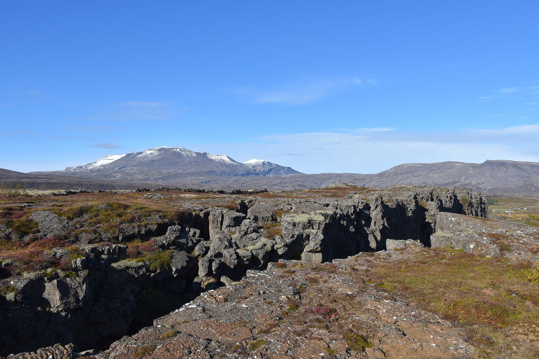 Het Thingvellir National Park in IJsland