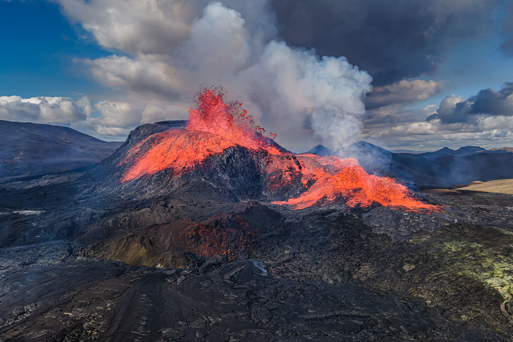 Vulkaanuitbarsting in IJsland